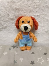 Crochet toy amigurumi dog handmade soft toy baby gift