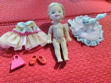 Poupée 11 cm - Mattel 1994 + Vêtement + Soeur de Barbie ( Shelly Kelly Chelsea )