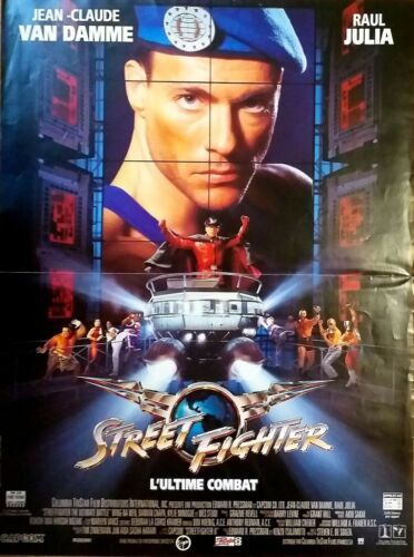 Affiche cinéma STREET FIGHTER L'ULTIME COMBAT Jean Claude Van Damme  54 x 40 cm  - Afbeelding 1 van 1
