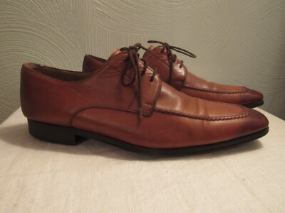 Saks Fifth Avenue by Magnanni Made in Spain size 10. SAKS FITFH AVENUE by MAGNANNI Size 10.5 Black Leather Pull  main image 2