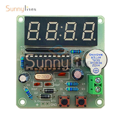 Digital 4Bit Electronic Clock Electronic Production Soldering DIY Learing Kit
