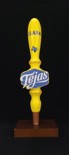 (T38) Tejas Clara 10 1/2”Beer Tap Handle - Clean Used - Texas - Picture 1 of 10