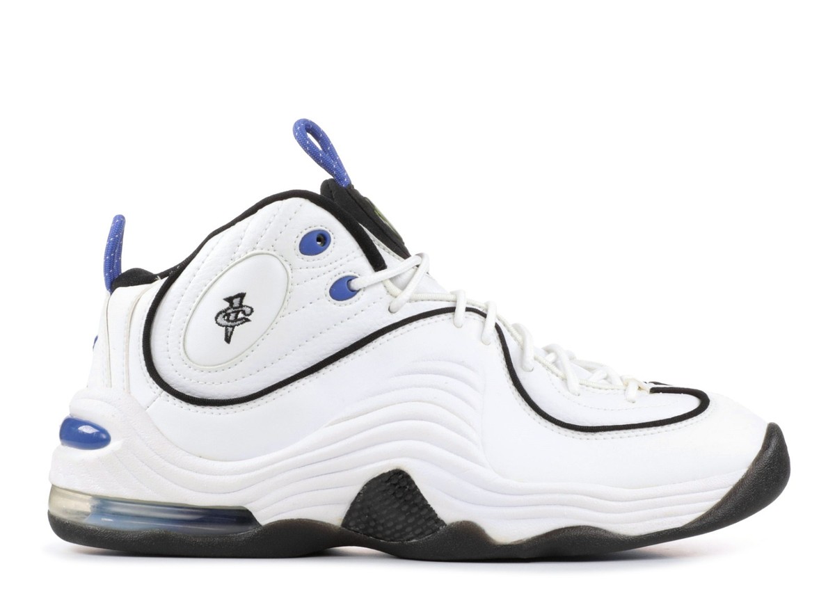 Nike Air Max PENNY II 2 WHITE ATLANTIC ROYAL BLUE BLACK GREY