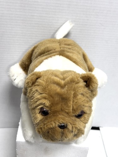 Bulldog Plushland Toy Co 12" Stuffed Animal Realistic EUC - Picture 4 of 11
