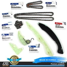 ✅GENUINE✅ Engine Full Timing Chain Kit for 2012-2014 Hyundai Genesis Coupe Turbo