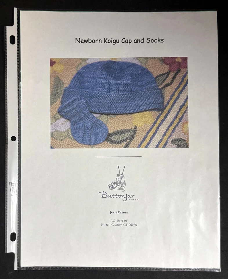 Lot 8 Designer Baby Toddler Knitting Pattern Leaflets Sweaters Hats Socks Bootie - Image 3 of 4