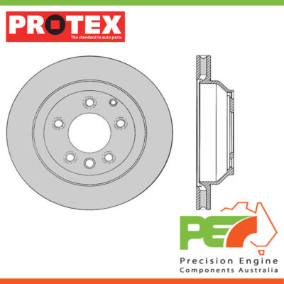 2x New *PROTEX* Rotors - Rear For VOLKSWAGEN TOUAREG 7P 4D SUV AWD ...