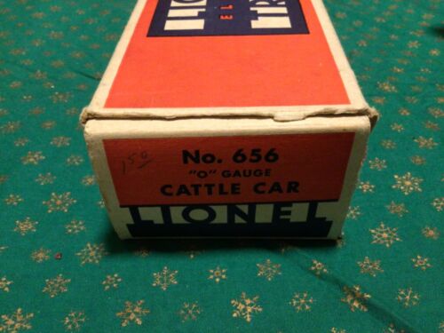 LIONEL CATTLE CAR BOX ONLY, No. 656, See All Photos - Picture 6 of 10