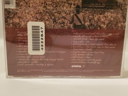 Lilith Fair A Celebration of Women in Music CD's Volume 1 & 2 New Sealed Arista - Picture 4 of 7