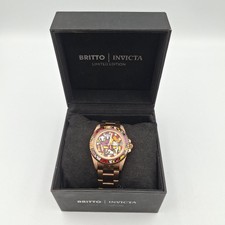 Invicta Britto Rose Gold Tone Quartz Limited ...