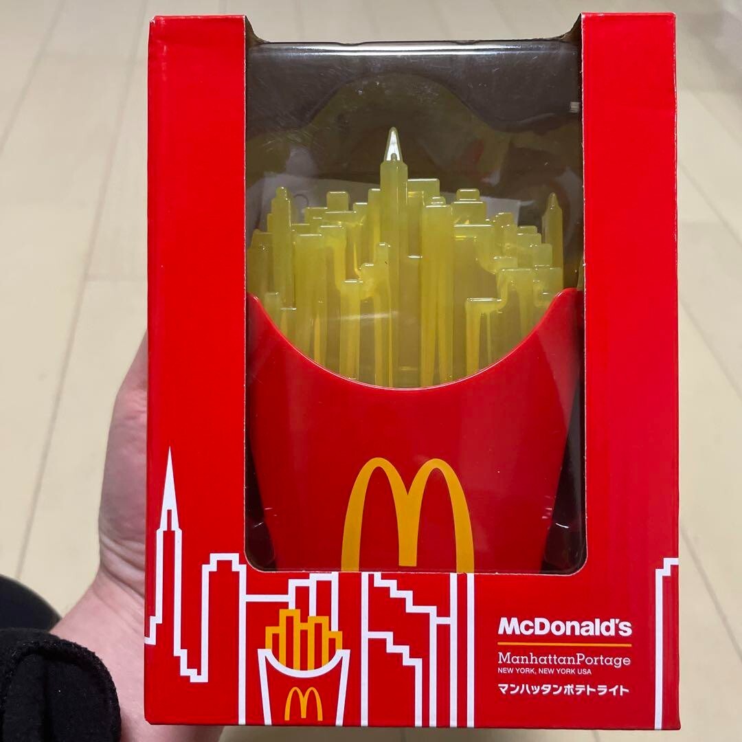 McDonald's New York Skyline French Fries light Manhattan lamp