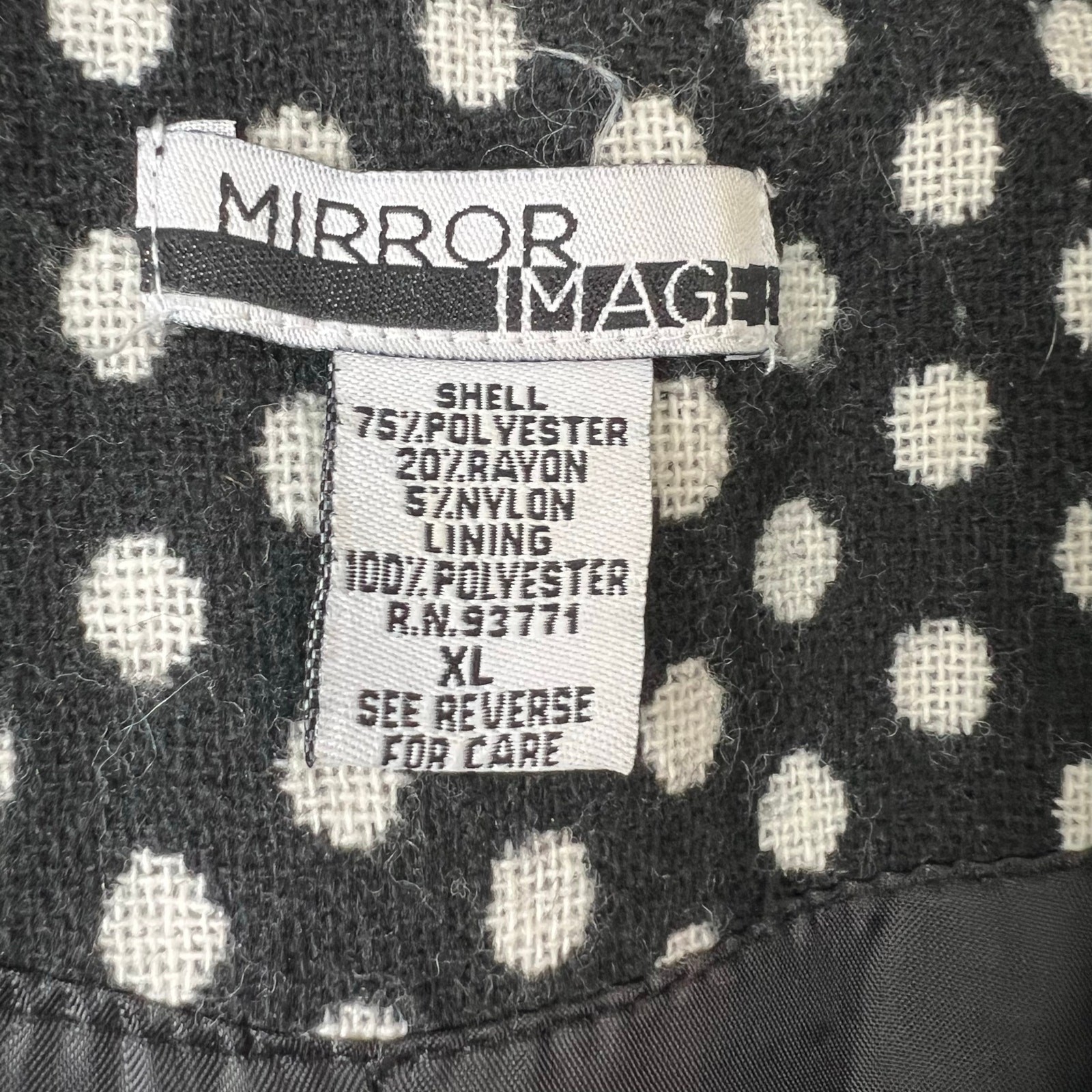 Mirror Image Patchwork Tapestry Jacket Womens Siz… - image 3