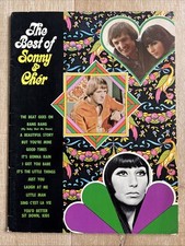 THE BEST OF SONNY & CHER 1967 Vintage Song Book Sheet Music Cotillion Music