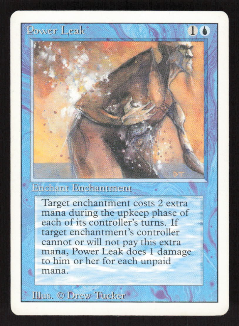 1994 Power Leak Revised Edition MTG