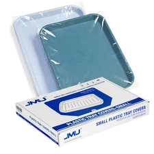 500pcs Dental Tray Covers, 10.5" x 14", Disposable Plastic Tray Sleeves Fit f...
