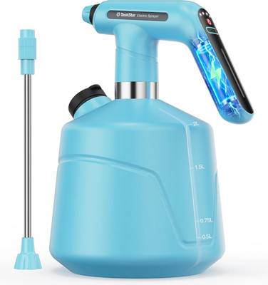 Electric Spray Bottle 2L/0.5 Gallon, Battery Powered Garden Sprayer, Rechargeabl
