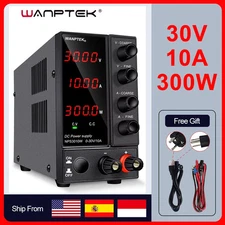  Adjustable DC Power Supply 30V 10A Voltage Regulator LED Stabilizer Switching