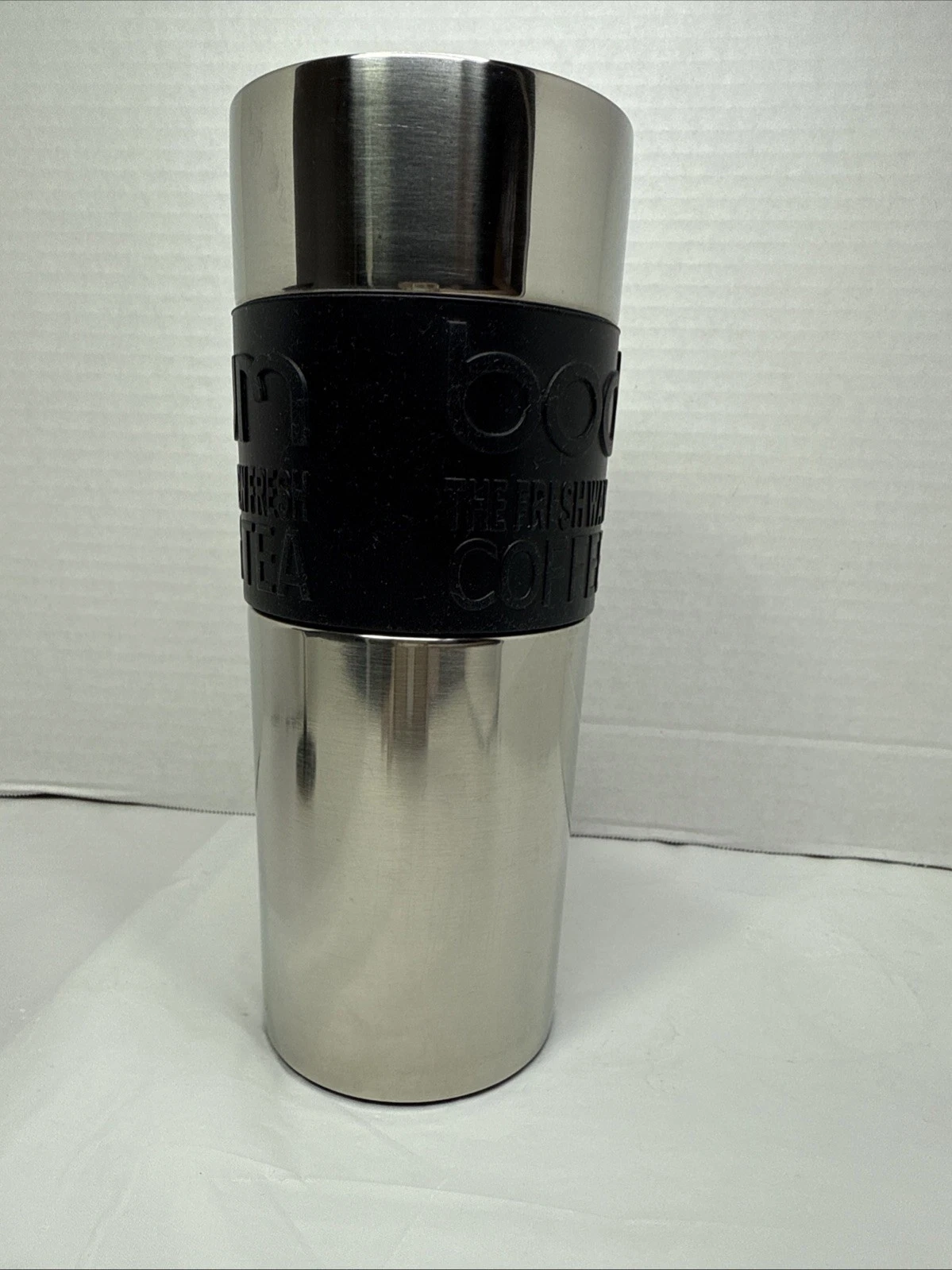 Bodum Stainless Steel Vacuum Insulated Travel Coffee and Tea French Press 15oz