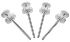4Pcs Baby Gate Threaded Spindle Rod, M8 8Mm Replacement Bolt for Pet Gates