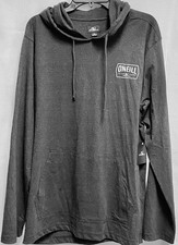 O  NEILL-NWT- MEN'S LIGHTWEIGHT GRAY PULLOVER HOODIE SIZE XL- NWT
