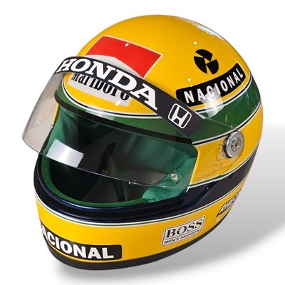 Ayrton Senna 1991 Helmet - 1:1 Scale - Homologated for use (DOT