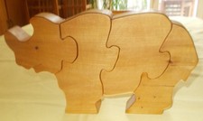 Holz-Spielzeug   Nashorn   Puzzle   100% Holz...