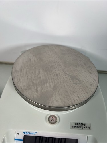 Scala di Pressione Highland HCB6001 Max 6000g x 0,1g Bilancia TESTATA Batteria e Spina - Foto 4 di 13
