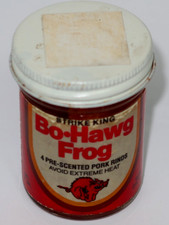 Vintage Strike King Bo-Hawg Frog Pork Rind Baits Rare!