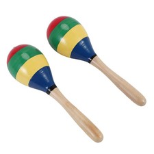 3X (Sonagli a Percussioni a Mano Maracas, Rumba Shaker Strumento Musicale Fuof2084