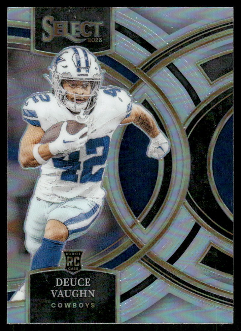 2023 Panini Select #128 Deuce Vaughn Silver Prizms