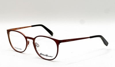 Eddie Bauer EB32205 BR Brown Round Authentic Eyeglass Frames 49-19-135