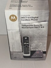 Motorola DECT 6.0 Digital Cordless Phone S801 w/Digital Answering System