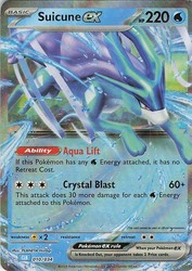 Suicune ex 010/034 Pokémon TCG Classic