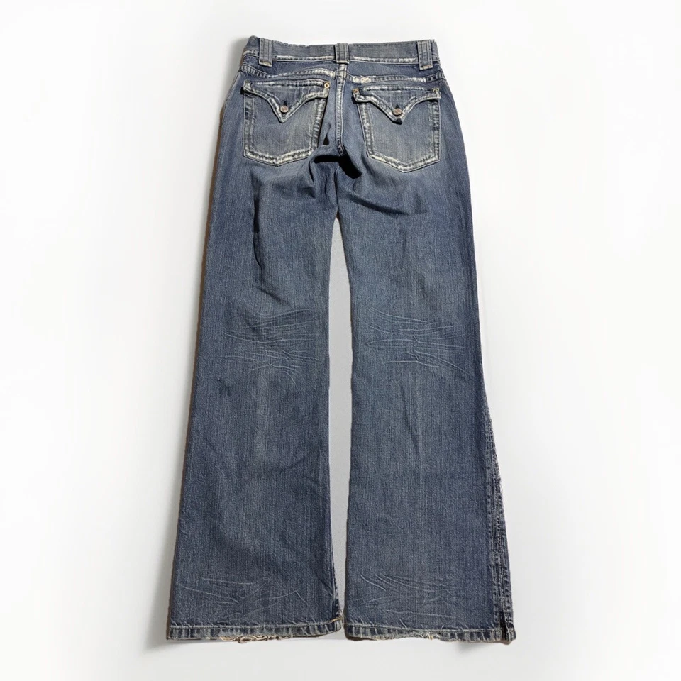Vintage Guess USA MP220 Bootcut Jeans 31x32 Button Fly Distressed Y2K - Image 2 of 4