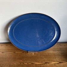 Denby Imperial Blue Large Oval Serving Plate