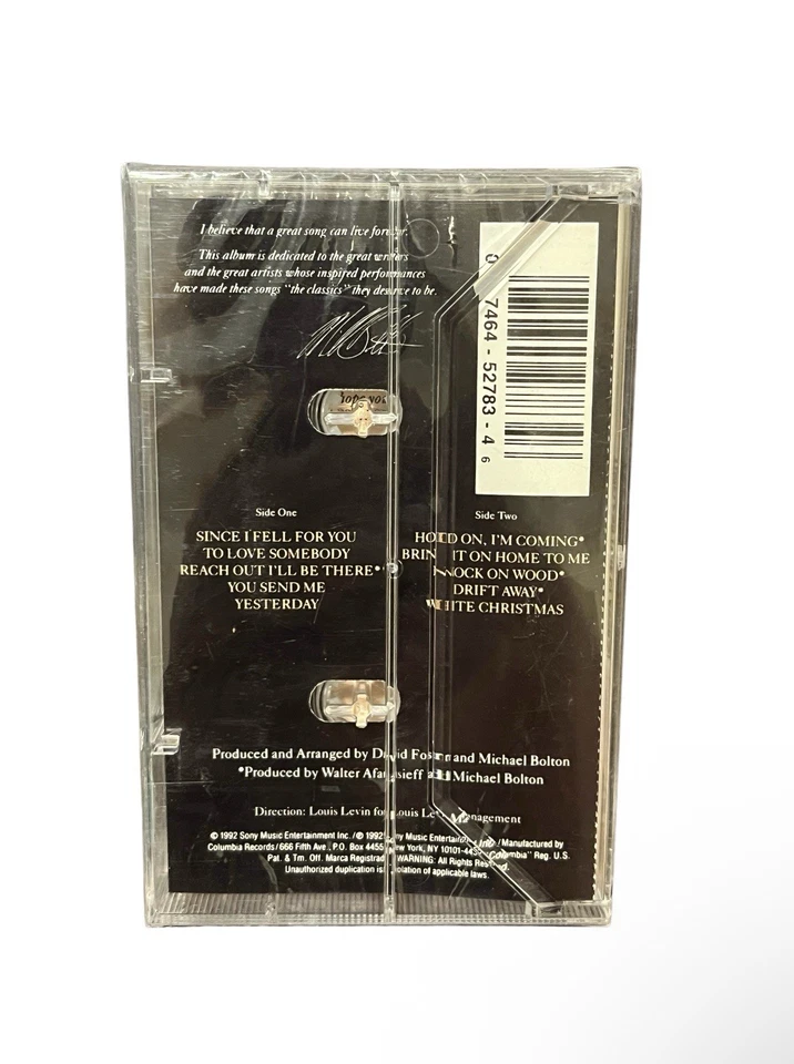 Michael Bolton Timeless “The Classics” Cassette Tape 1992 Sony •SEALED!!!!• Foto 2 de 4