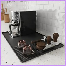 Coffee Machine Silicone Mat Tray Bar Fruits and vegetables Drain Pad Coffee Powd