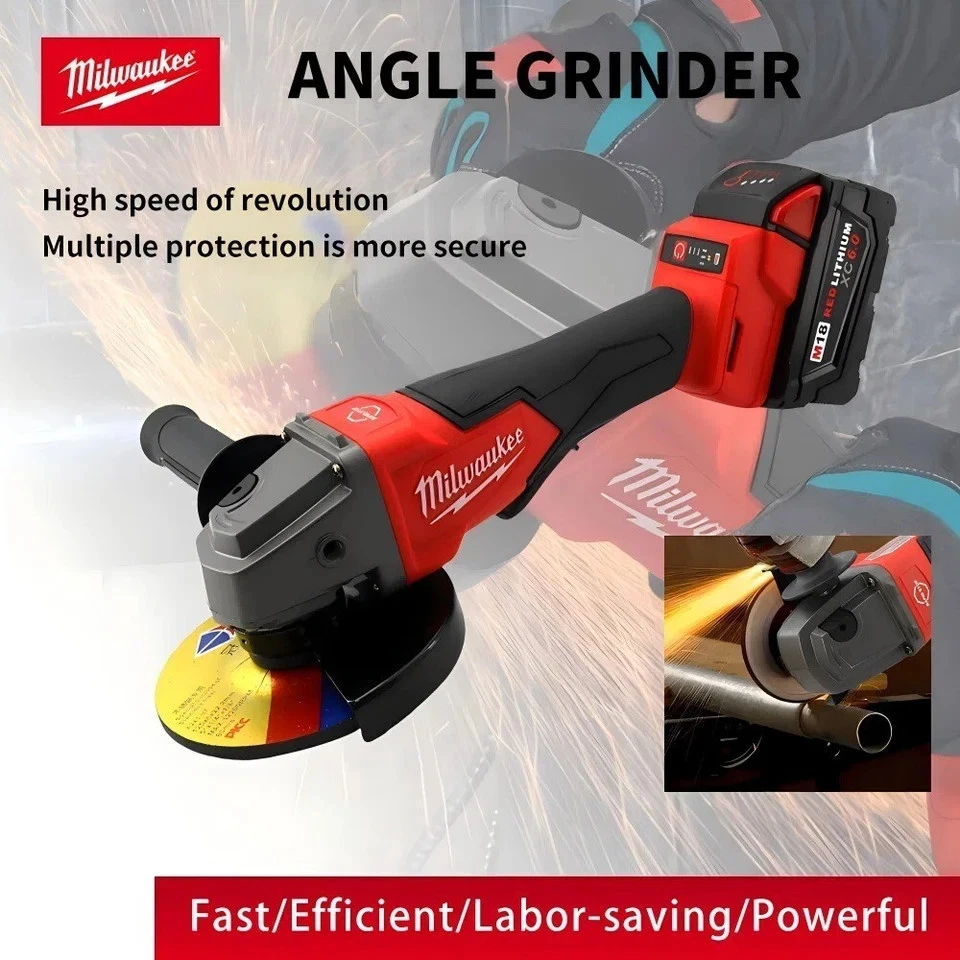 Milwaukee M18 Fuel 18V Brushless 125mm Angle Grinder M18FAG125XPD-0 | AU Stock - image 2 of 4