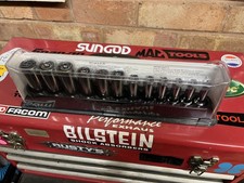 Snap On 12pc FDX 3/8 Drive 6Point Metric Flank Drive Xtra Deep Socket Set 8-19mm