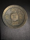 Vide Poche / coin dish Japanese 20th C cast iron 11cm signature tactile — photo 1