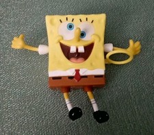 2012 SpongeBob SquarePants Pull Cord Collectible Vibrating Toy Loose Works 