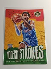 2019-20 Panini Court Kings Shai Gilgeous-Alexander Modern Strokes #15 Thunder