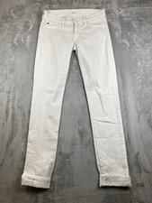 Hudson Jeans Women’s Size 26 (29x32) Nico Low Rise Skinny Style W437DLW White