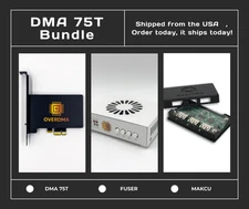 DMA 75T FPGA Board + HDMI Fuser + MAKCU (Case OverDMA Incluido) – DMA Bundle