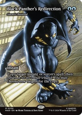 Black Panther's Redirection - Narset's Reversal (Borderless) M Marvel Universe E