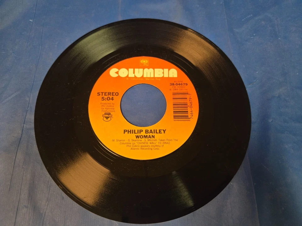 Philip Bailey, Phil Collins – Easy Lover (Extended Dance Remix) b/w Woman - Imagem 2 de 3