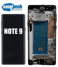 Samsung NOTE 9 SM-N960 SM-N960F Display TFT LCD Touch Schermo Vetro Frame Nero