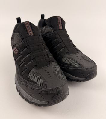 Skechers Memory Foam Afterburn Sneakers, Men’s size 11 Skechers After burn memory fit black sneakers Men main image 3
