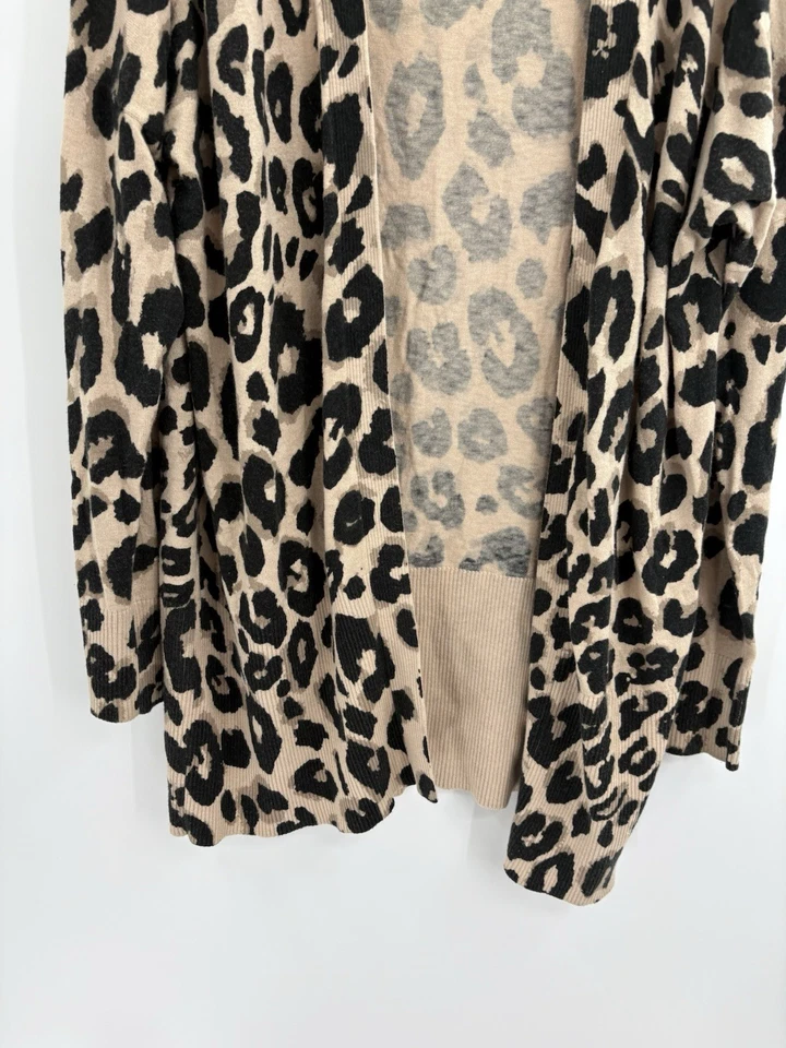 Cárdigan leopardo delantero abierto Sanctuary Essential algodón nailon en Classy Medium Foto 4 de 4