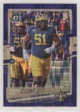 2020 Panini Donruss Optic Rookies Purple Shock Prizm Cesar Ruiz #131 5m1